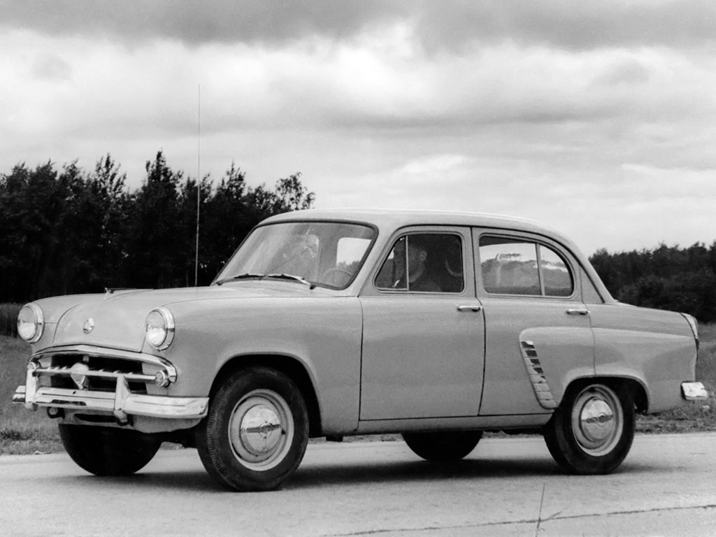 седан Москвич 402 1956 - 1958г выпуска модификация 1.2 MT (35 л.с.)