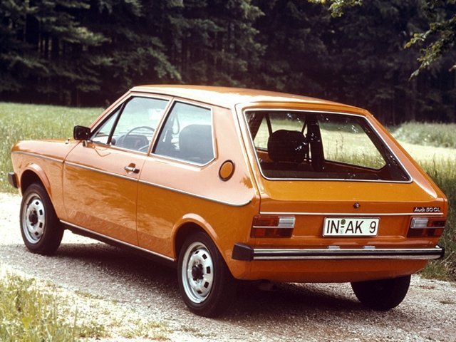 хэтчбек 3 дв. Audi 50 1974 - 1978г выпуска модификация 1.1 MT (50 л.с.)