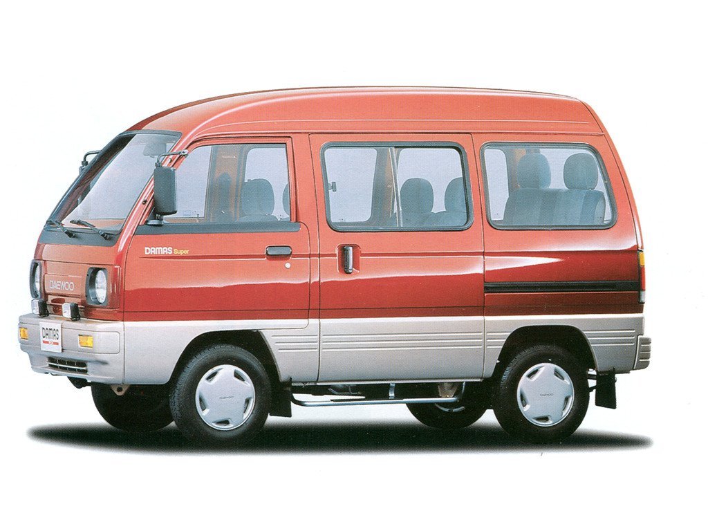минивэн Coach Daewoo Damas 1991 - 2005г выпуска модификация 0.8 MT (38 л.с.)