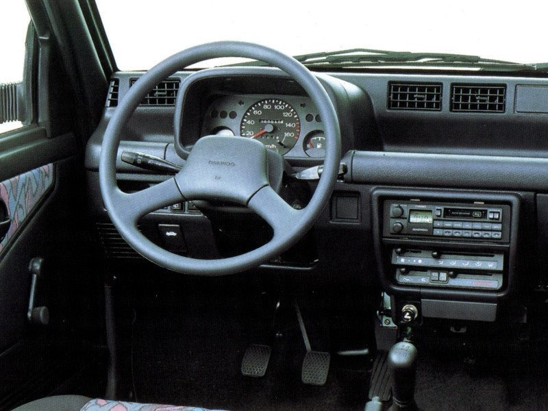 хэтчбек 5 дв. Daewoo Tico 1995 - 2003г выпуска модификация 0.8 MT (41 л.с.)