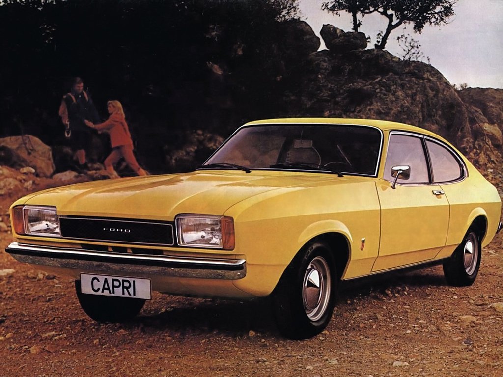 купе Ford Capri 1974 - 1977г выпуска модификация 1.3 MT (54 л.с.)