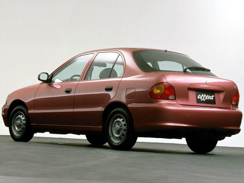 хэтчбек 5 дв. Hyundai Accent 1994 - 2000г выпуска модификация 1.3 AT (60 л.с.)