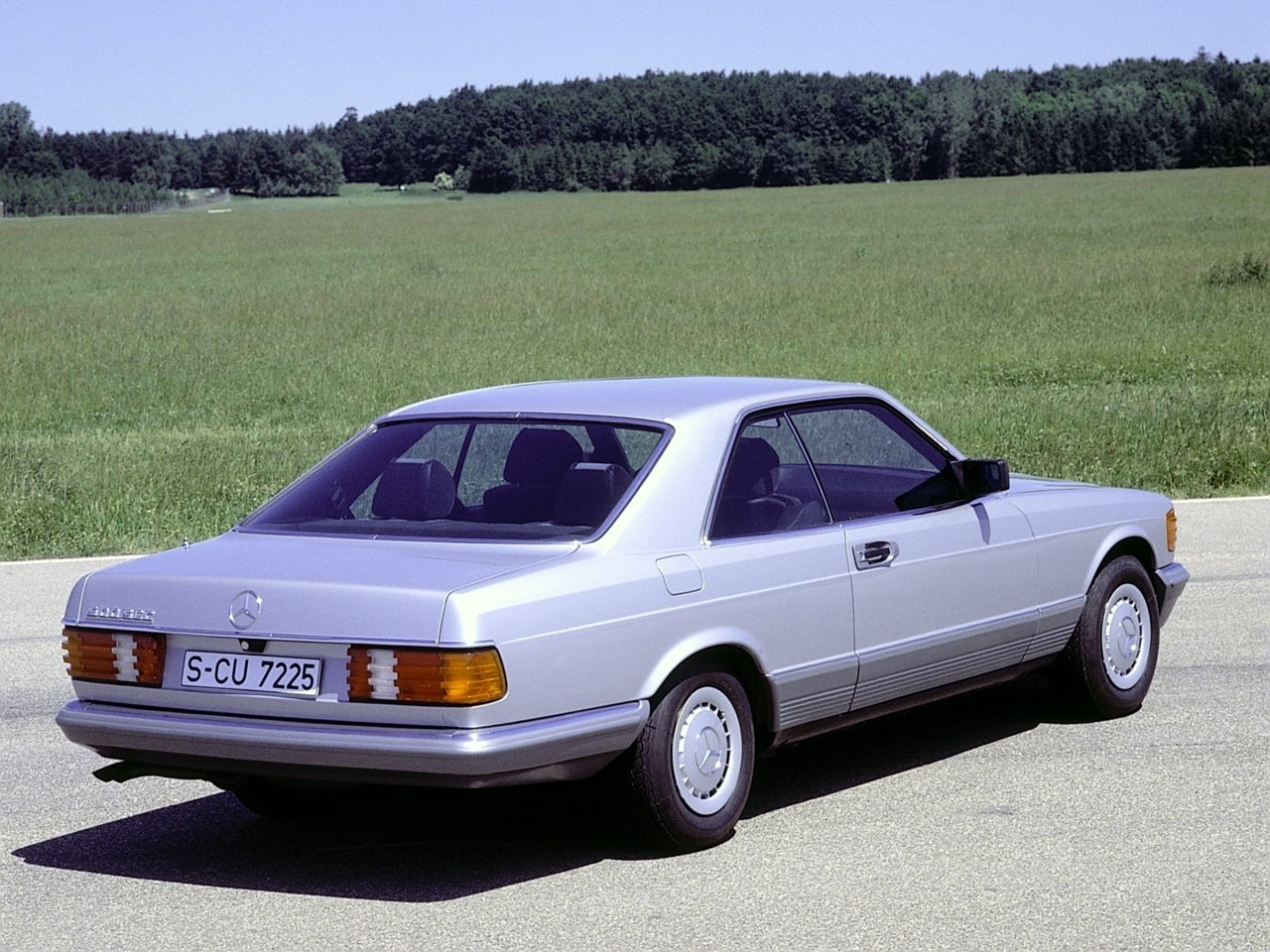 купе Mercedes-Benz S-klasse 1979 - 1985г выпуска модификация 3.8 AT (204 л.с.)