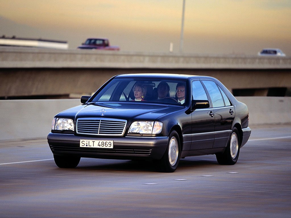 седан Mercedes-Benz S-klasse 1995 - 1998г выпуска модификация 2.8 AT (193 л.с.)