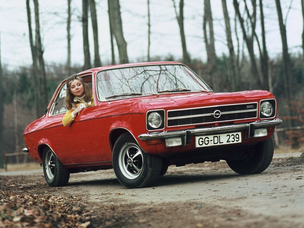 купе Opel Ascona 1970 - 1975г выпуска модификация 1.6 MT (68 л.с.)