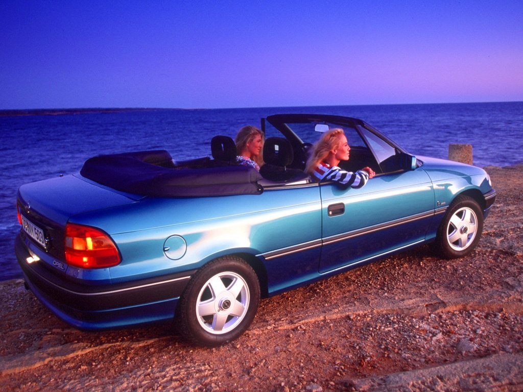 кабриолет Opel Astra 1991 - 2000г выпуска модификация 1.4 AT (82 л.с.)