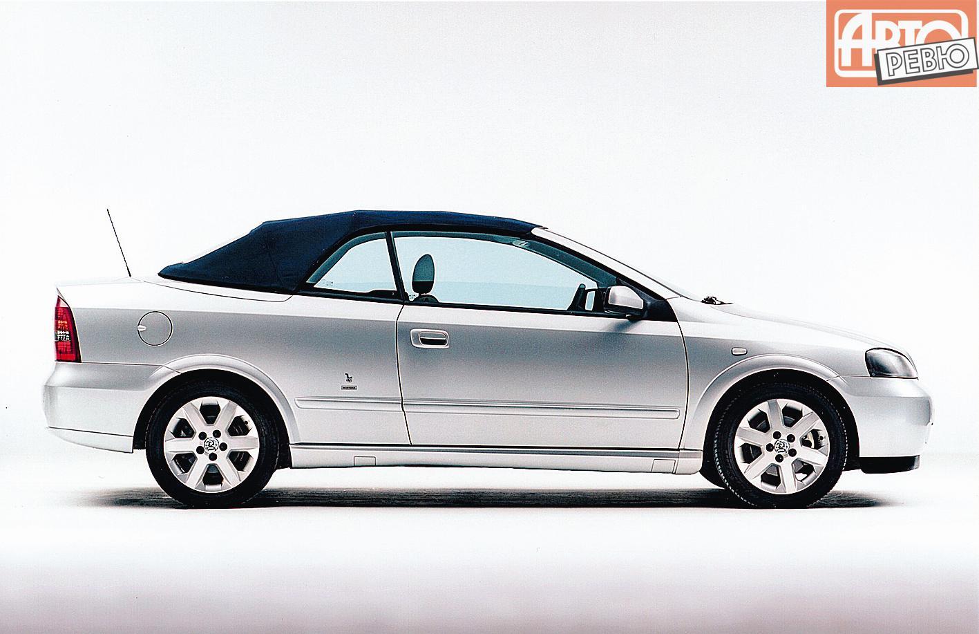 кабриолет Opel Astra 1998 - 2004г выпуска модификация 1.6 MT (101 л.с.)