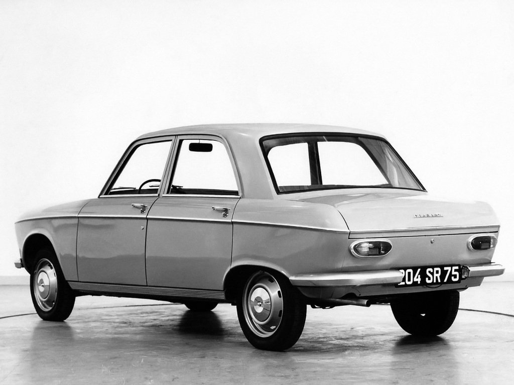 седан Peugeot 204 1965 - 1977г выпуска модификация 1.1 MT (54 л.с.)