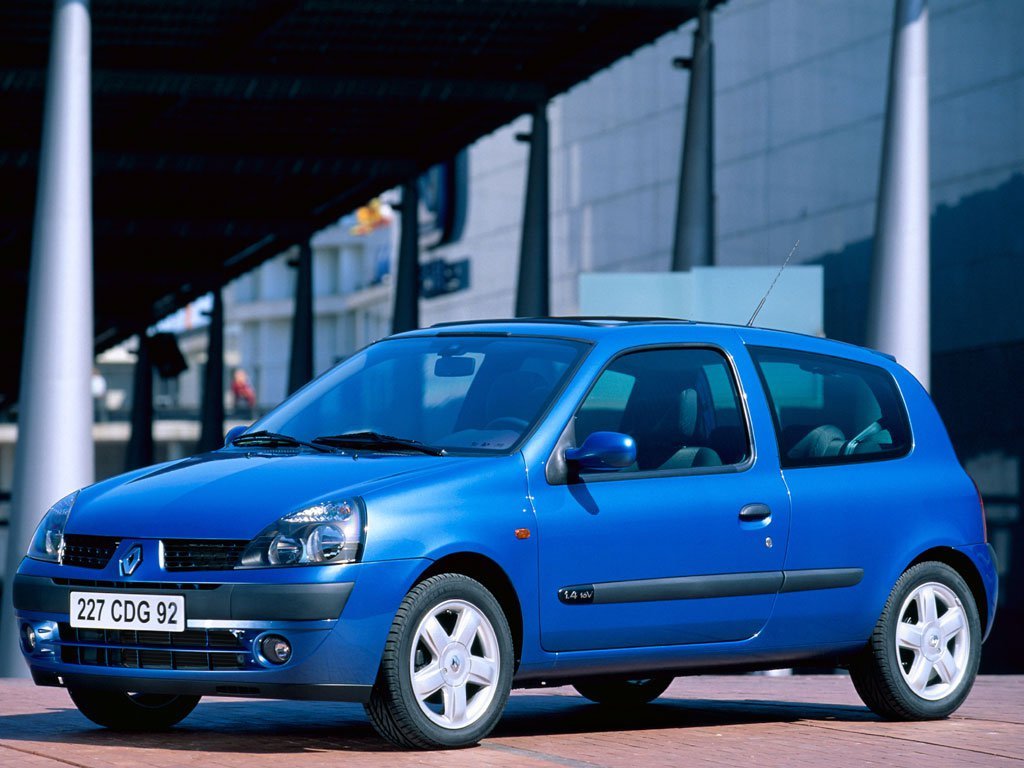 хэтчбек 3 дв. Renault Clio 2001 - 2003г выпуска модификация 1.1 AT (75 л.с.)