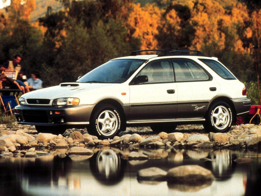 универсал Subaru Impreza 1992 - 2000г выпуска модификация 1.5 AT (102 л.с.)