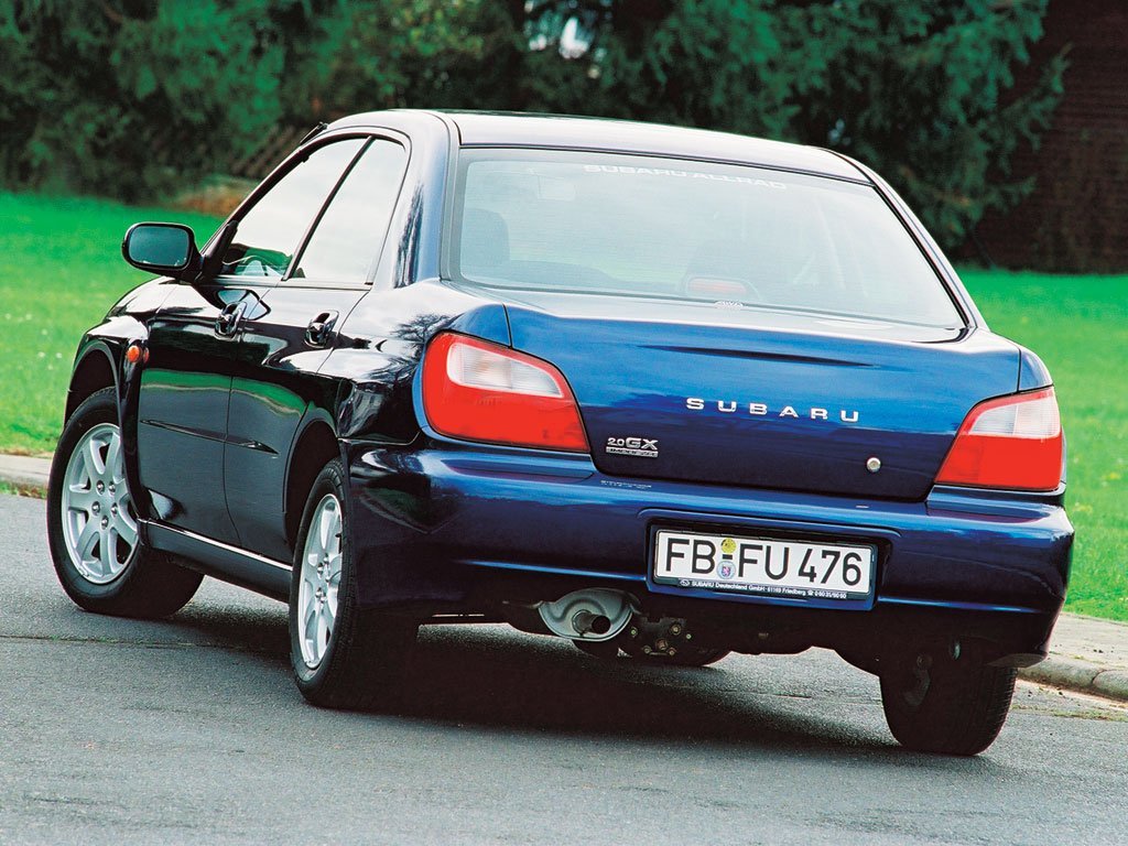 седан Subaru Impreza 2002 - 2005г выпуска модификация 1.5 AT (100 л.с.)