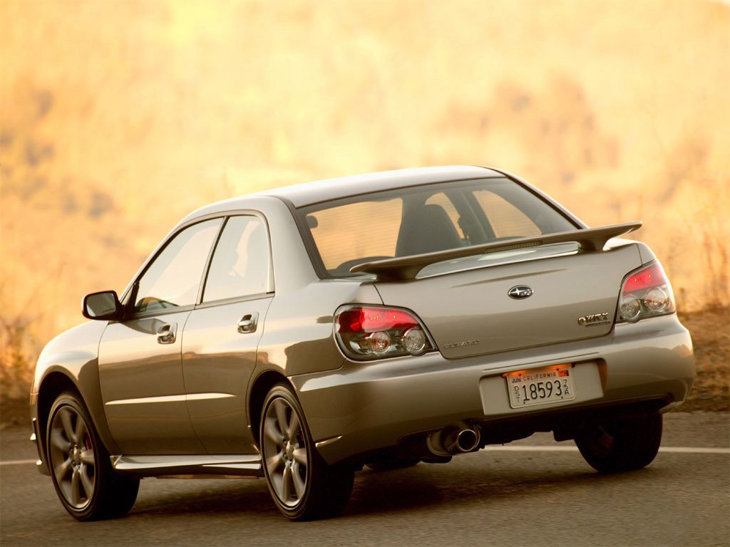 седан Subaru Impreza WRX 2005 - 2007г выпуска модификация 2.5 MT (230 л.с.) 4×4