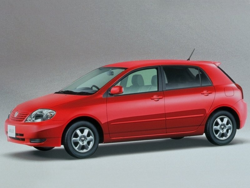 хэтчбек 5 дв. Toyota Allex 2001 - 2006г выпуска модификация 1.5 AT (105 л.с.) 4×4
