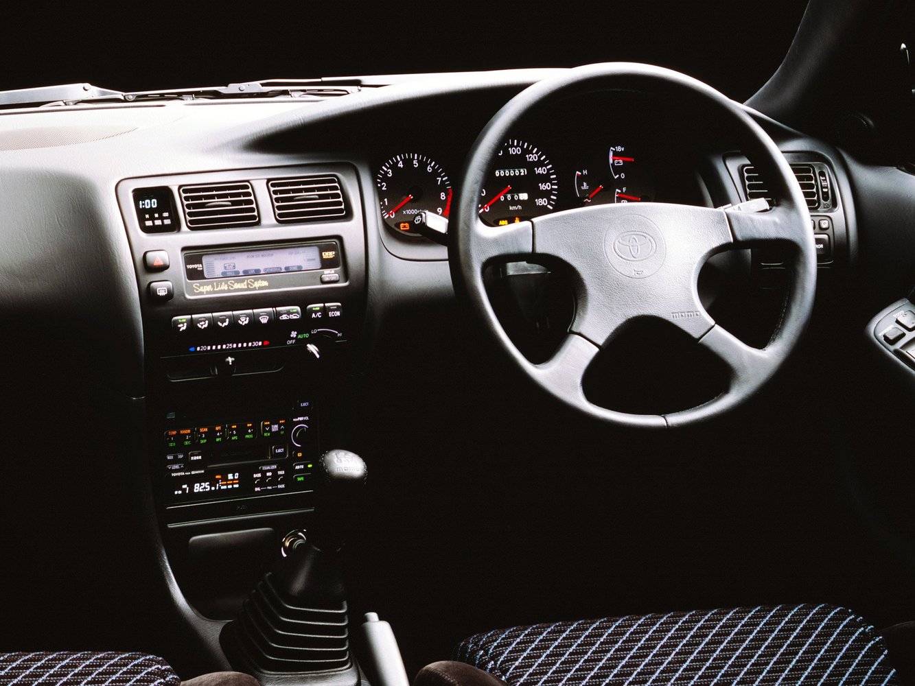 хэтчбек 3 дв. Toyota Corolla 1991 - 1997г выпуска модификация 1.3 AT (75 л.с.)