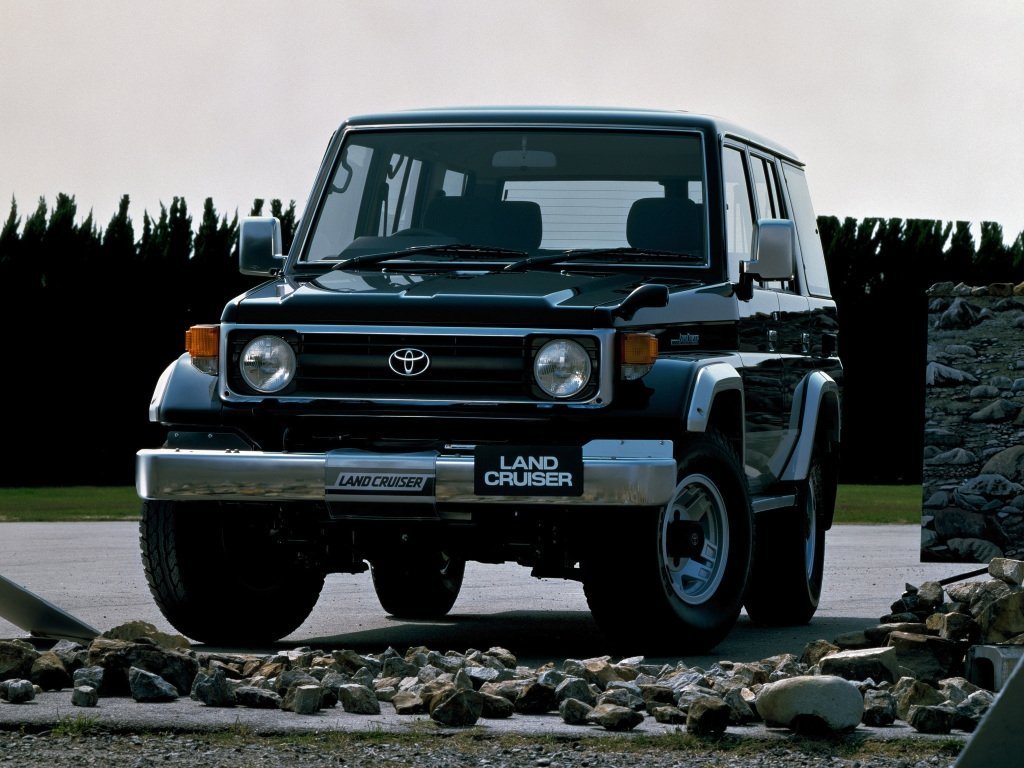 внедорожник 5 дв. Toyota Land Cruiser 1984 - 2007г выпуска модификация 2.4 AT (96 л.с.) 4×4