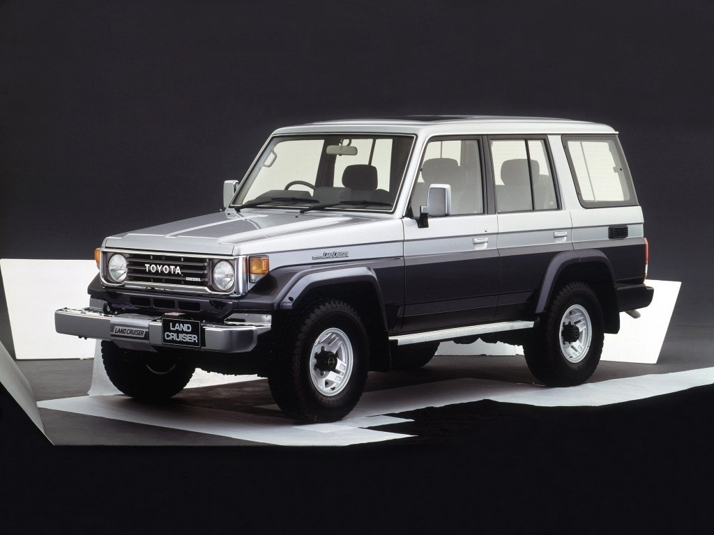 внедорожник 5 дв. Toyota Land Cruiser 1984 - 2007г выпуска модификация 2.4 AT (96 л.с.) 4×4
