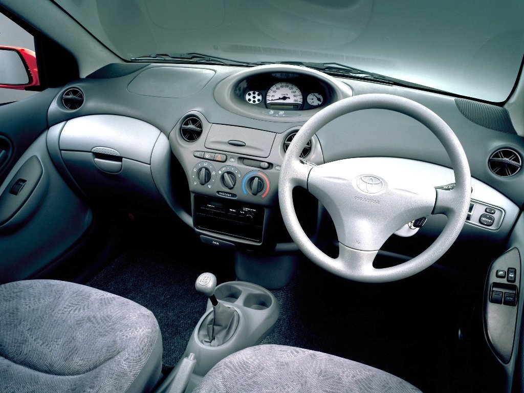 хэтчбек 3 дв. Toyota Vitz 1998 - 2005г выпуска модификация 1.0 AT (68 л.с.)